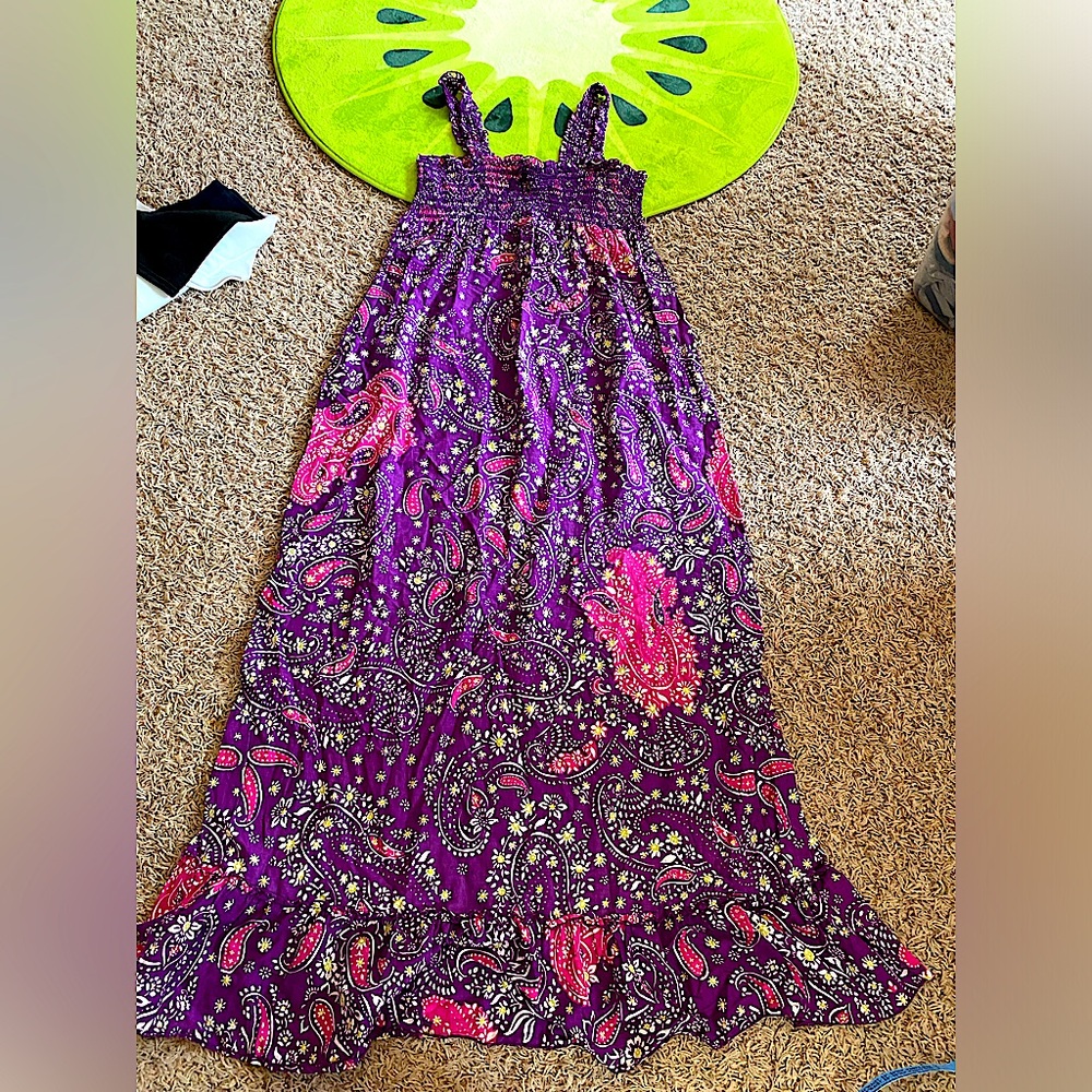 L/SO/Sundress long dress/ Light weight/ purple